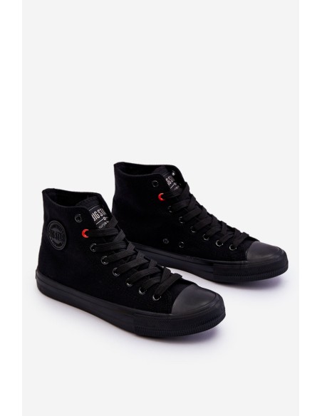 Women's Classic High Sneakers Big Star T274033 Black