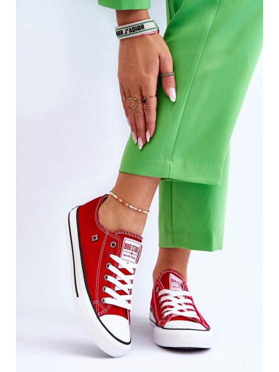 Women's Sneakers Big Star T274020 Red 2