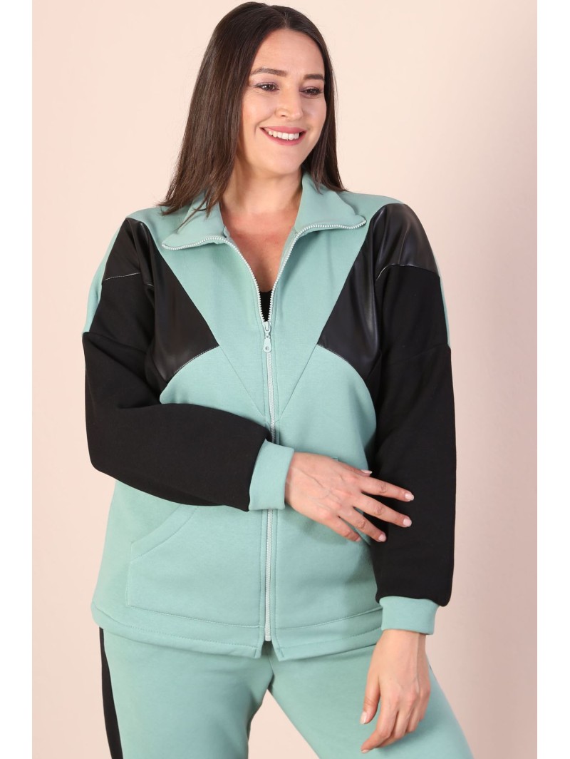 Женский спортивный костюм на молнии Женский спортивный костюм на молнии