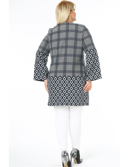 Jacquard taskutega jakk