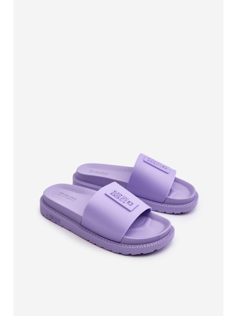 Women's sandals Big Star LL274426 Purple Women's sandals Big Star LL274426 Purple