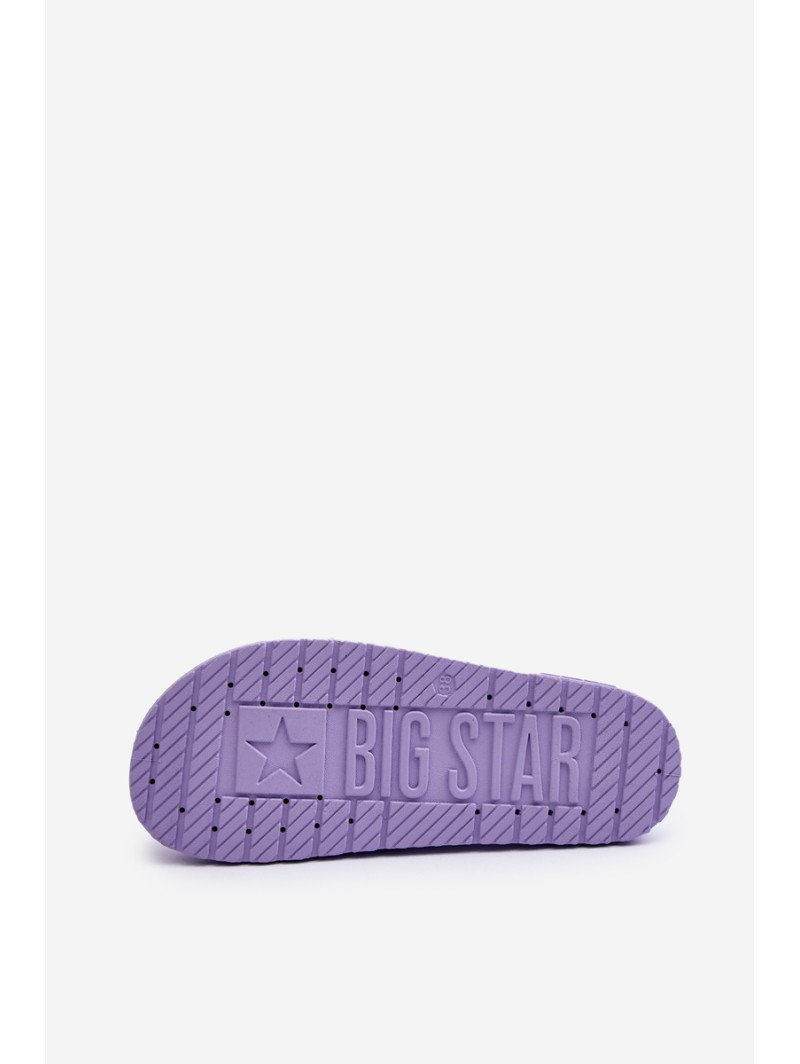 Women's sandals Big Star LL274426 Purple Women's sandals Big Star LL274426 Purple