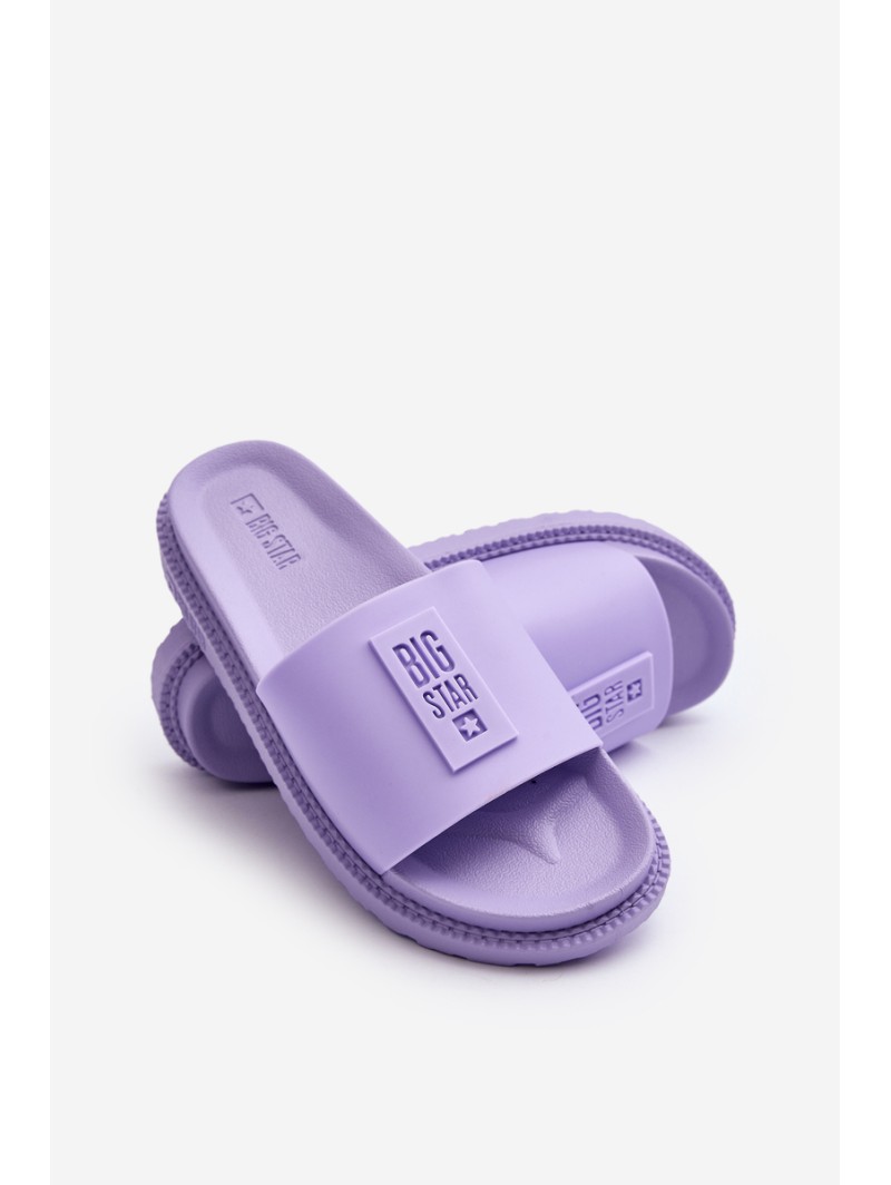Women's sandals Big Star LL274426 Purple Women's sandals Big Star LL274426 Purple