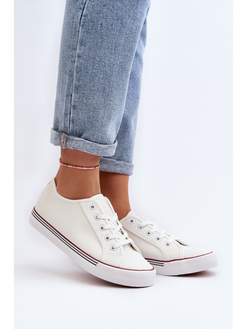 Women's Sneakers Made of Eco Leather White Lirean