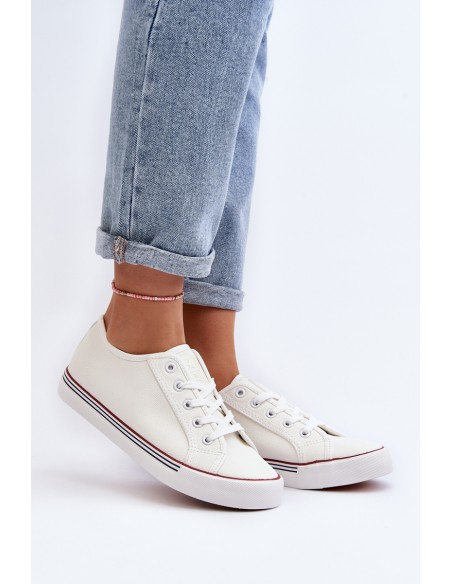 Women's Sneakers Made of Eco Leather White Lirean