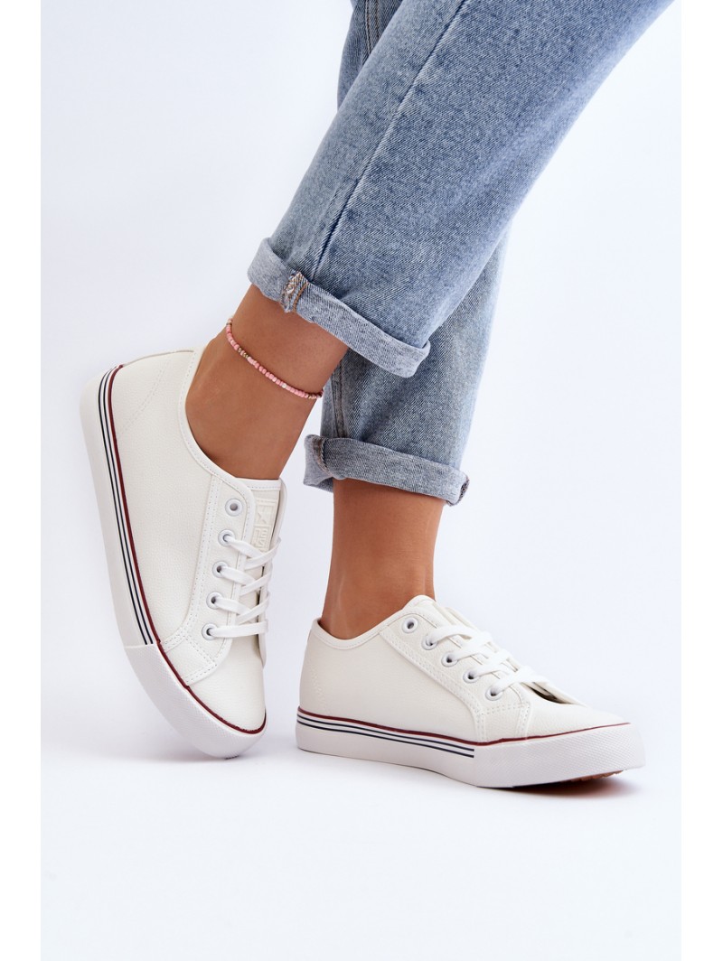 Women's Sneakers Made of Eco Leather White Lirean