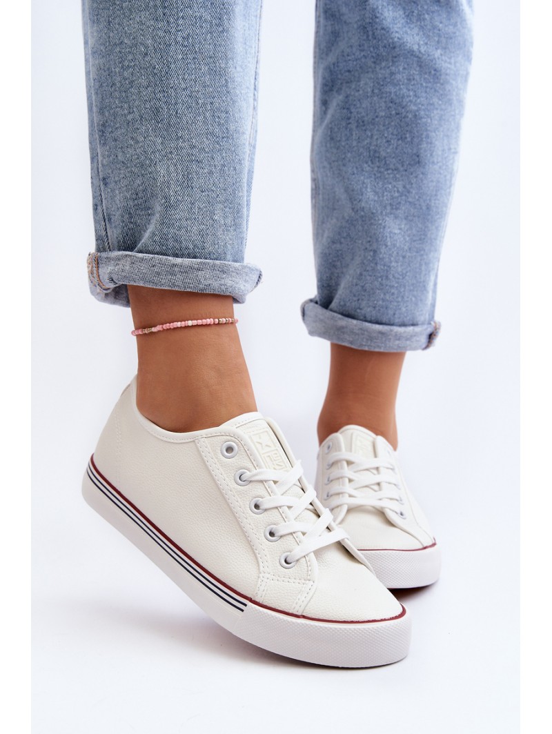 Women's Sneakers Made of Eco Leather White Lirean