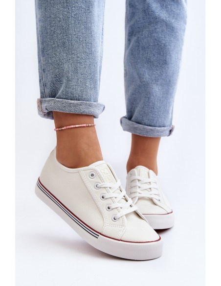 Women's Sneakers Made of Eco Leather White Lirean