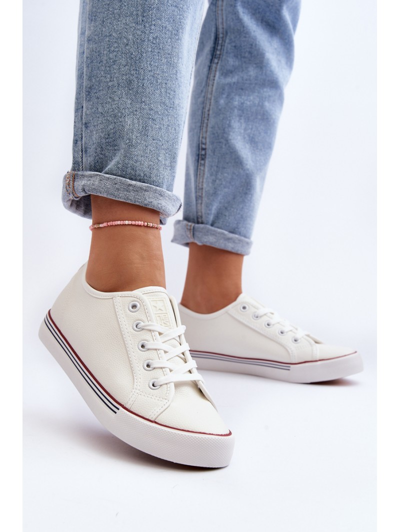Women's Sneakers Made of Eco Leather White Lirean