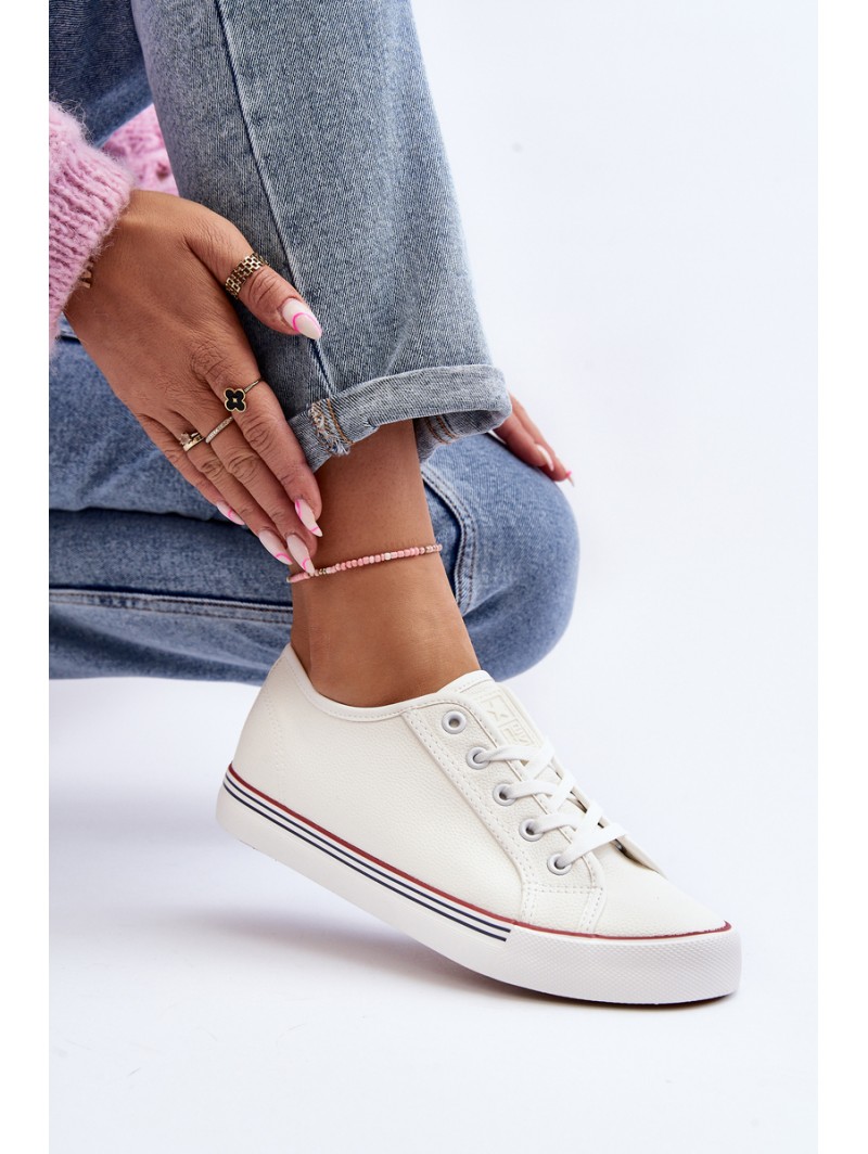 Women's Sneakers Made of Eco Leather White Lirean