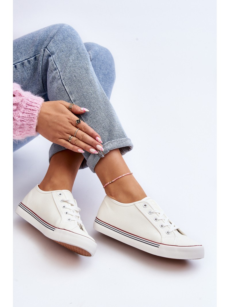 Women's Sneakers Made of Eco Leather White Lirean