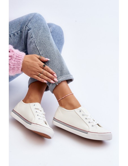 Women's Sneakers Made of Eco Leather White Lirean