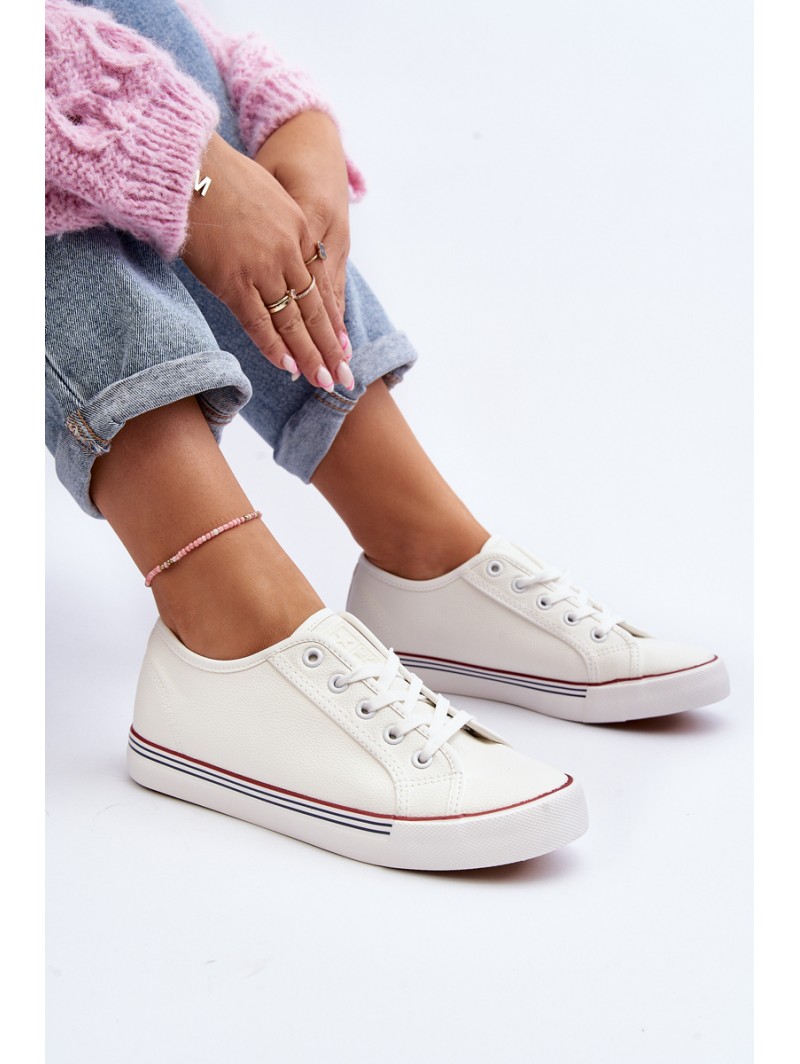 Women's Sneakers Made of Eco Leather White Lirean