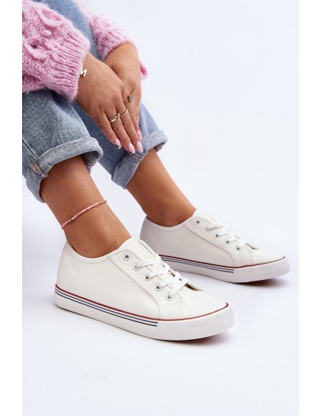 Women's Sneakers Made of Eco Leather White Lirean