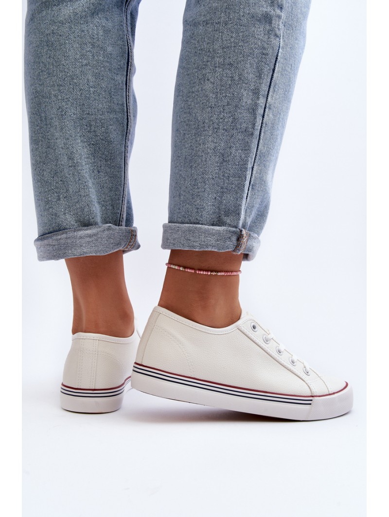 Women's Sneakers Made of Eco Leather White Lirean