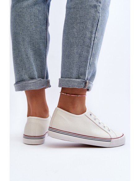 Women's Sneakers Made of Eco Leather White Lirean