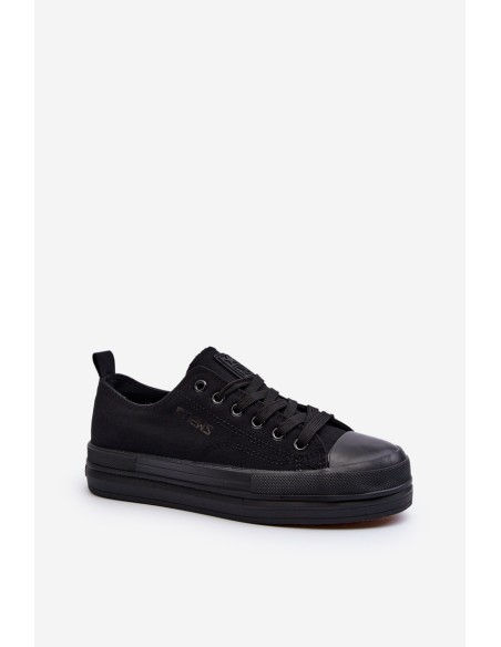 Women's Fabric Sneakers Black Staneva