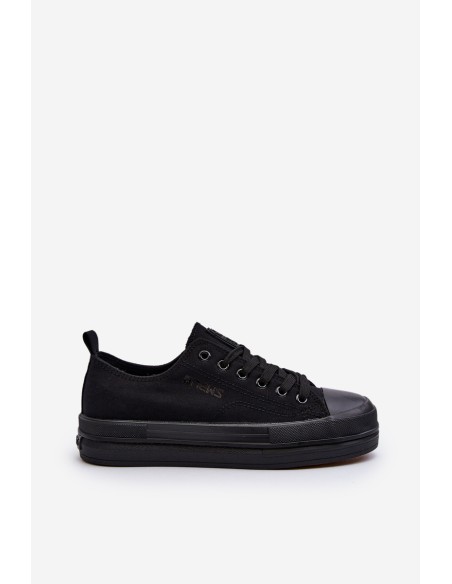 Women's Fabric Sneakers Black Staneva