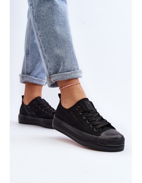 Women's Fabric Sneakers Black Staneva