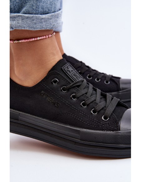 Women's Fabric Sneakers Black Staneva