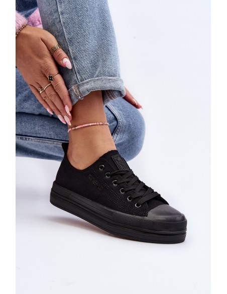 Women's Fabric Sneakers Black Staneva