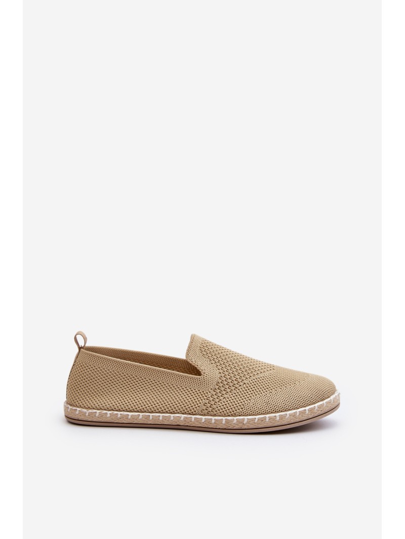 Women's Beige Slip-On Espadrilles Harmonie