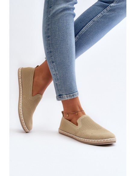Women's Beige Slip-On Espadrilles Harmonie