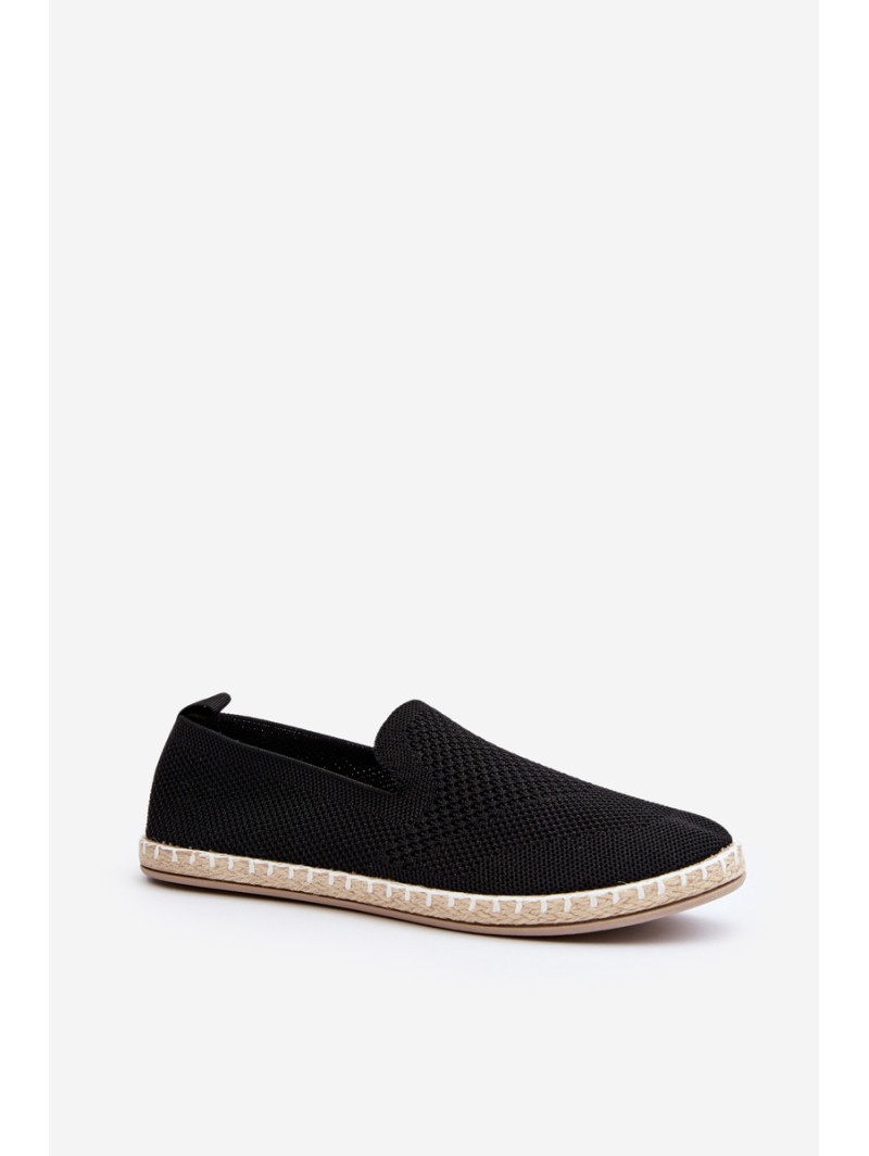 Black Women's Slip-On Espadrilles Harmonie