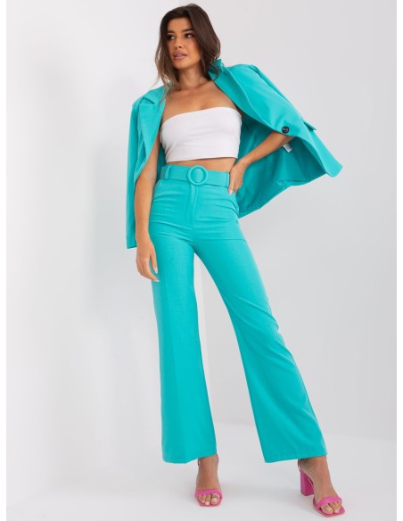 Spodnie-DHJ-SP-18737.68-turkusowy