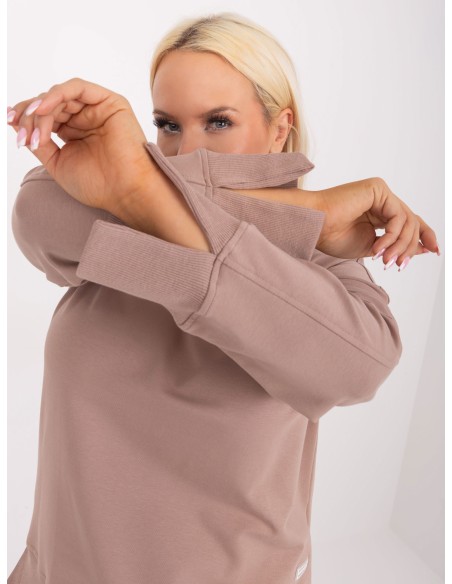 Bluzka-RV-BZ-9198.10X-ciemny bezowy