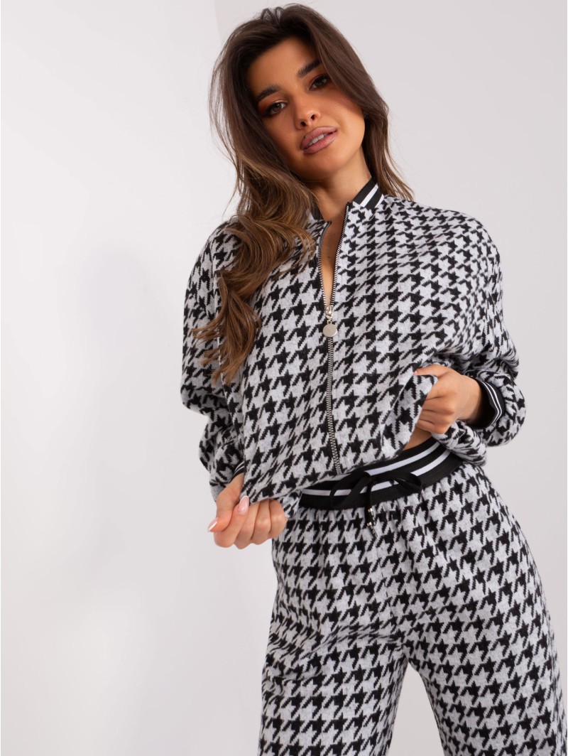 Komplektas pilka-juoda