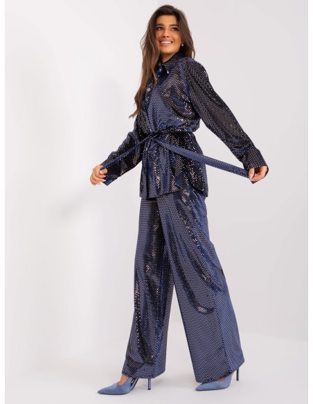 Komplektas tamsiai mėlynas