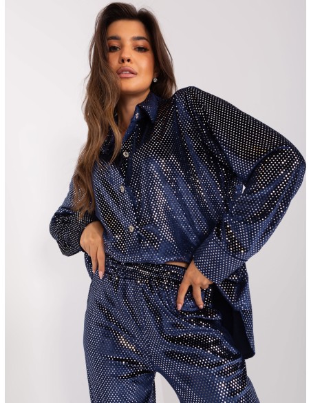 Komplektas tamsiai mėlynas