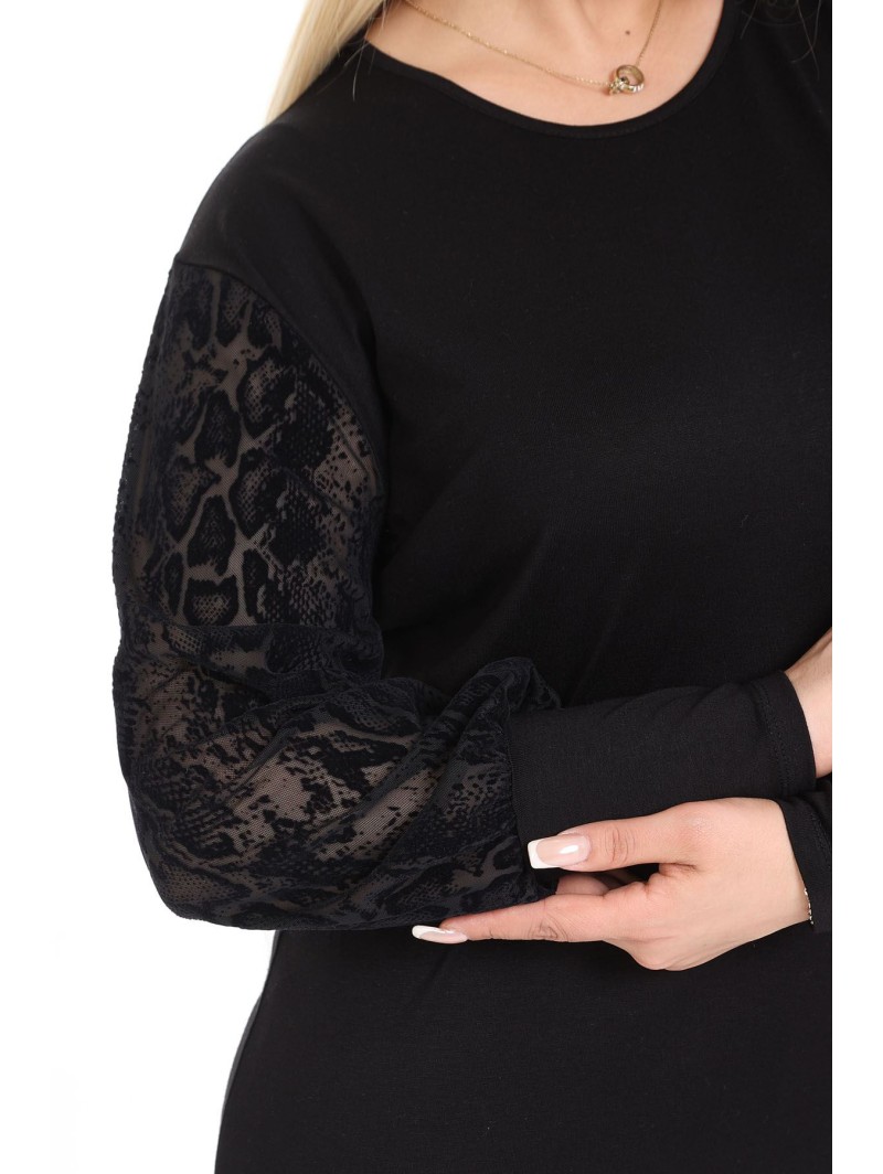 Элегантная черная блузка с необычными... Элегантная черная блузка с необычными...