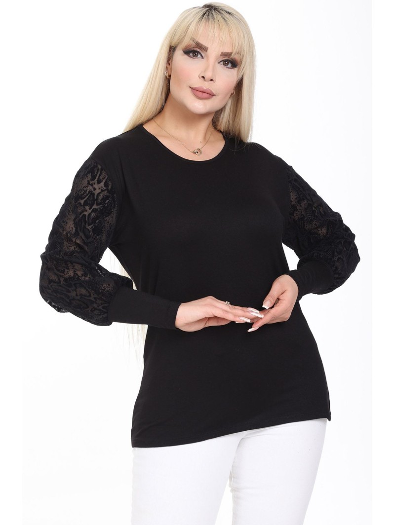 Элегантная черная блузка с необычными... Элегантная черная блузка с необычными...
