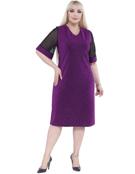 Eleganta violeta kleita