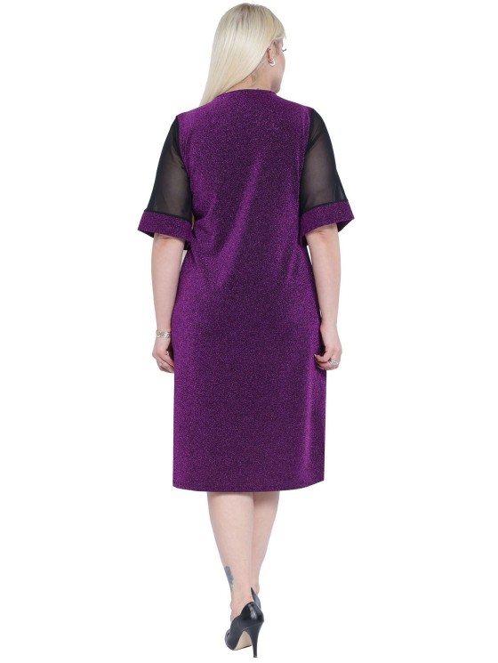 Eleganta violeta kleita 2