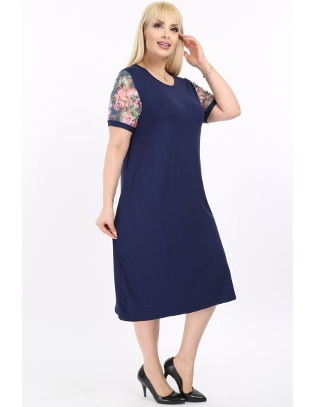 Suknelė trumpomis rankovėmis