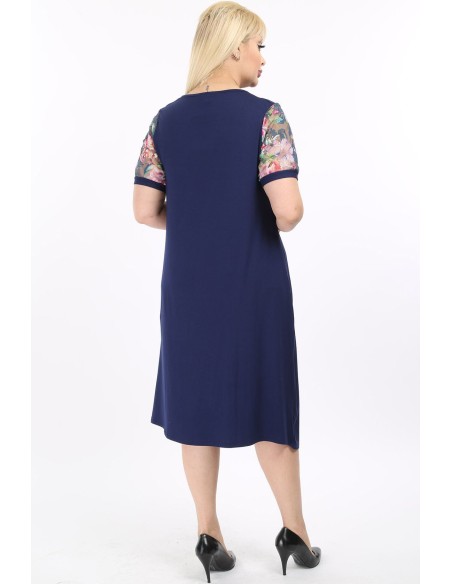 Suknelė trumpomis rankovėmis