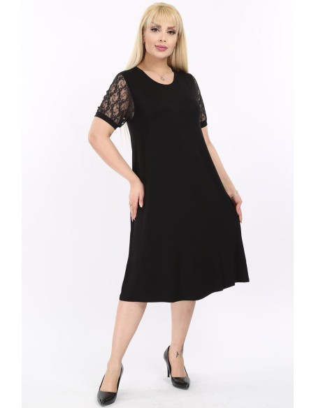 Suknelė trumpomis rankovėmis