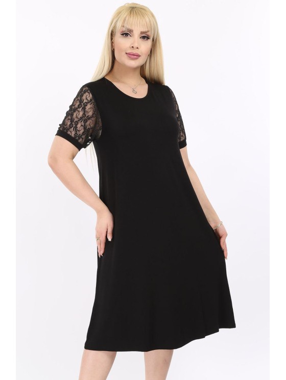 Suknelė trumpomis rankovėmis