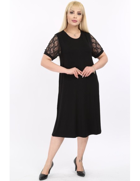 Suknelė trumpomis rankovėmis