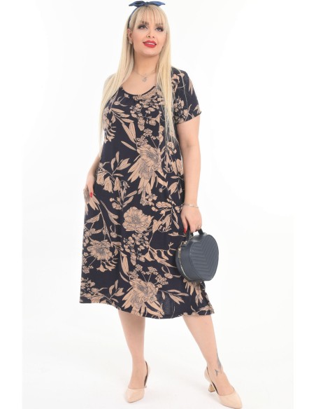 Suknelė su kišenėmis