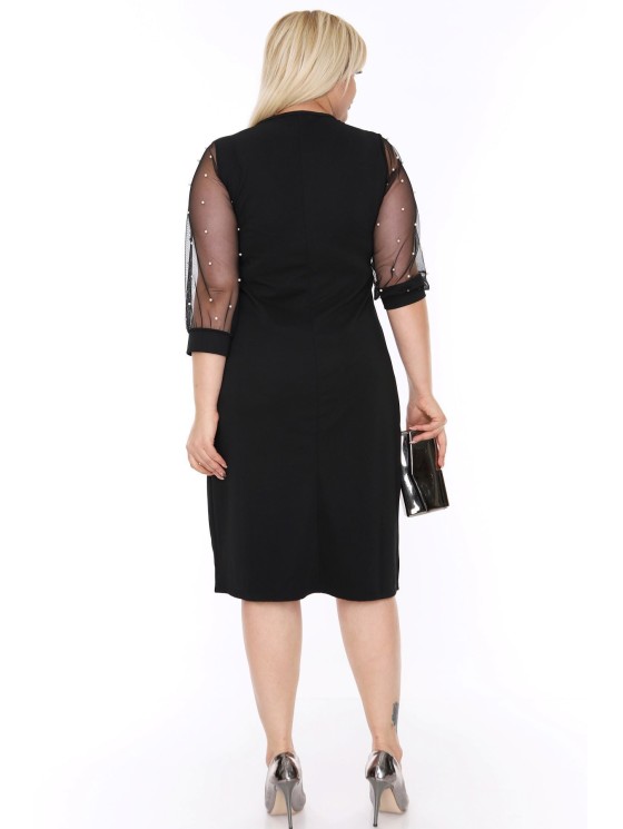 Juoda klasikinė suknelė 2