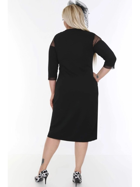 Juoda klasikinė suknelė 2