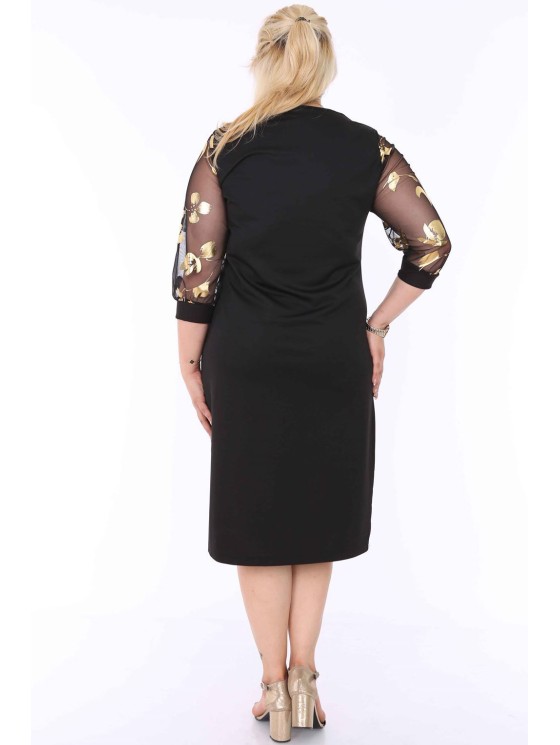 Черное классическое платье 2