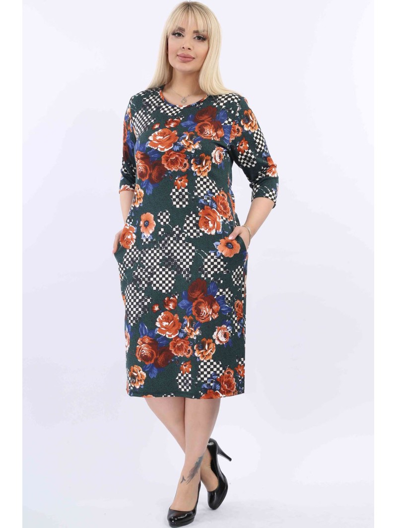 Lilleline taskutega kleit Lilleline taskutega kleit