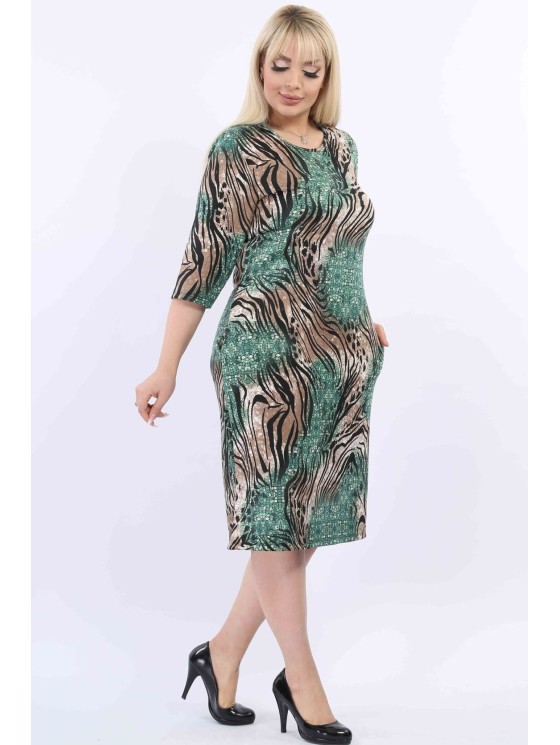 Rohelise mustriga kleit 2