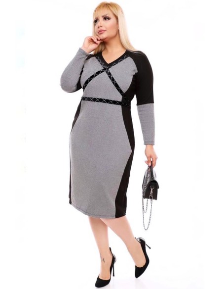 Stilīga pelēka kleita