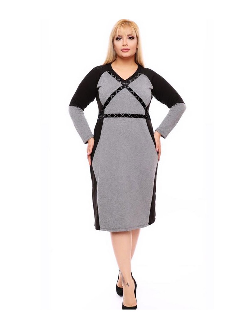 Стильное серое платье Стильное серое платье